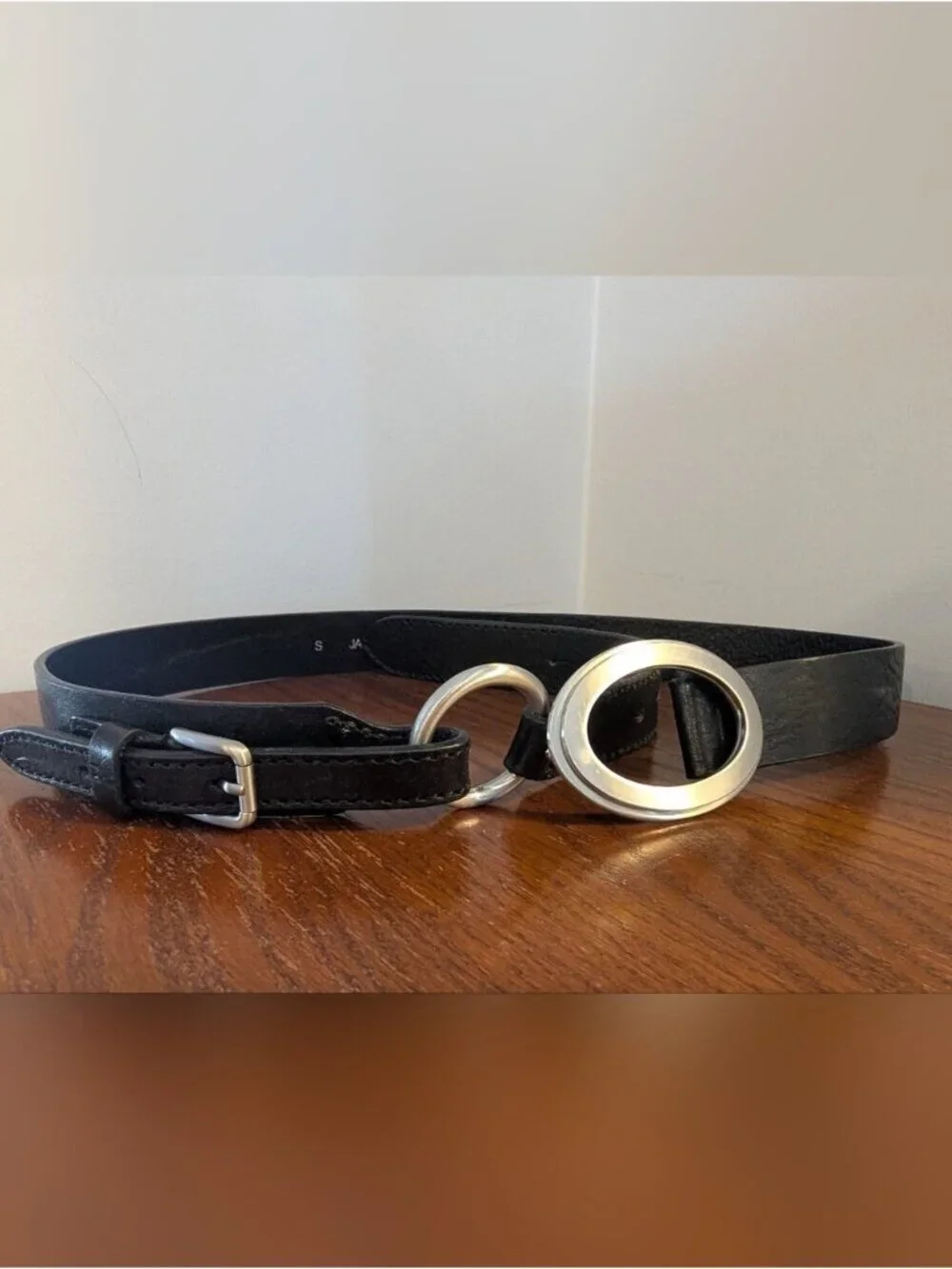 Y2K Vintage Jacob Leather Hip Belt Convertible Waist Belt, Made In Canada Size S